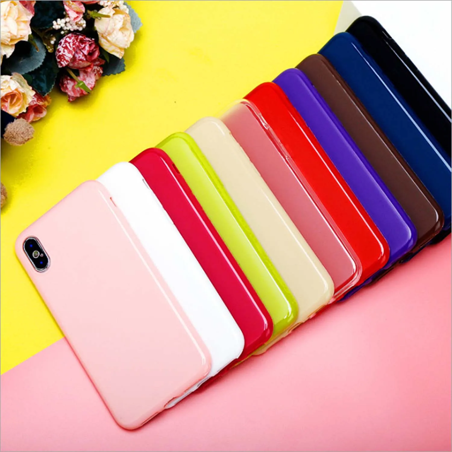Цветная матовая яркая задняя крышка из ТПУ для moto g5plus g5 g6plus g4 e4 e4plus/EU x4 z2 z3 e5 g6 play g3 |