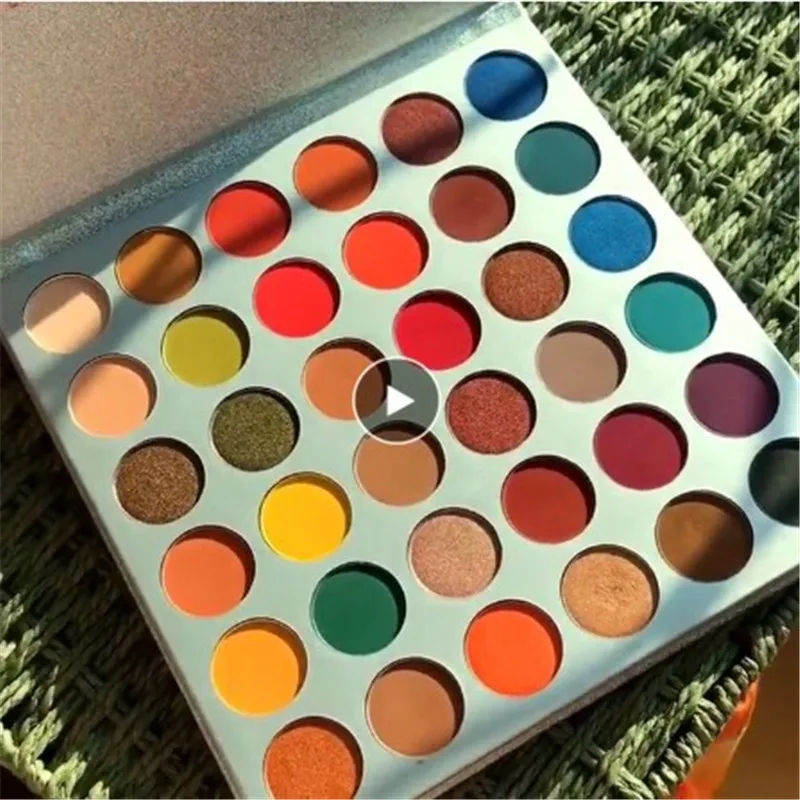 Beauty Glazed 36 цветов Тени для век Палитра пигментов хайлайтер мерцающий долговечный
