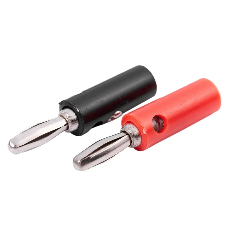 10x Пластик o Динамик кабель Разъем для подключения типа Банан & 1x RCA Женский Джек 3