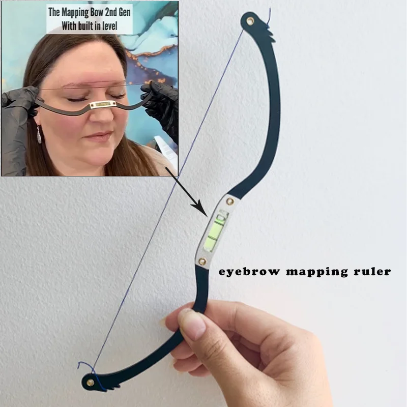 Новая линейка для микроблейдинга отображения рисунков измерительная лента лука