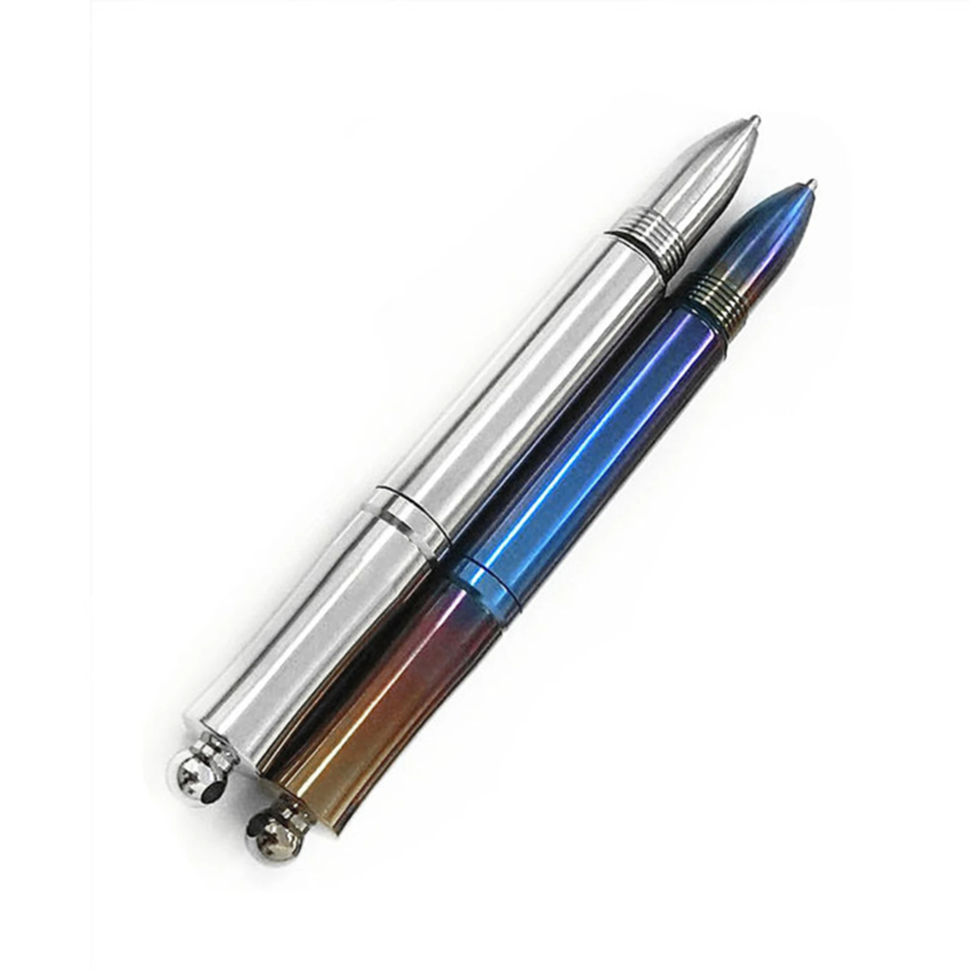 

New Pure Titanium Pocket Writing Defensive Retractable Keychain Portable Mini Sign Pen