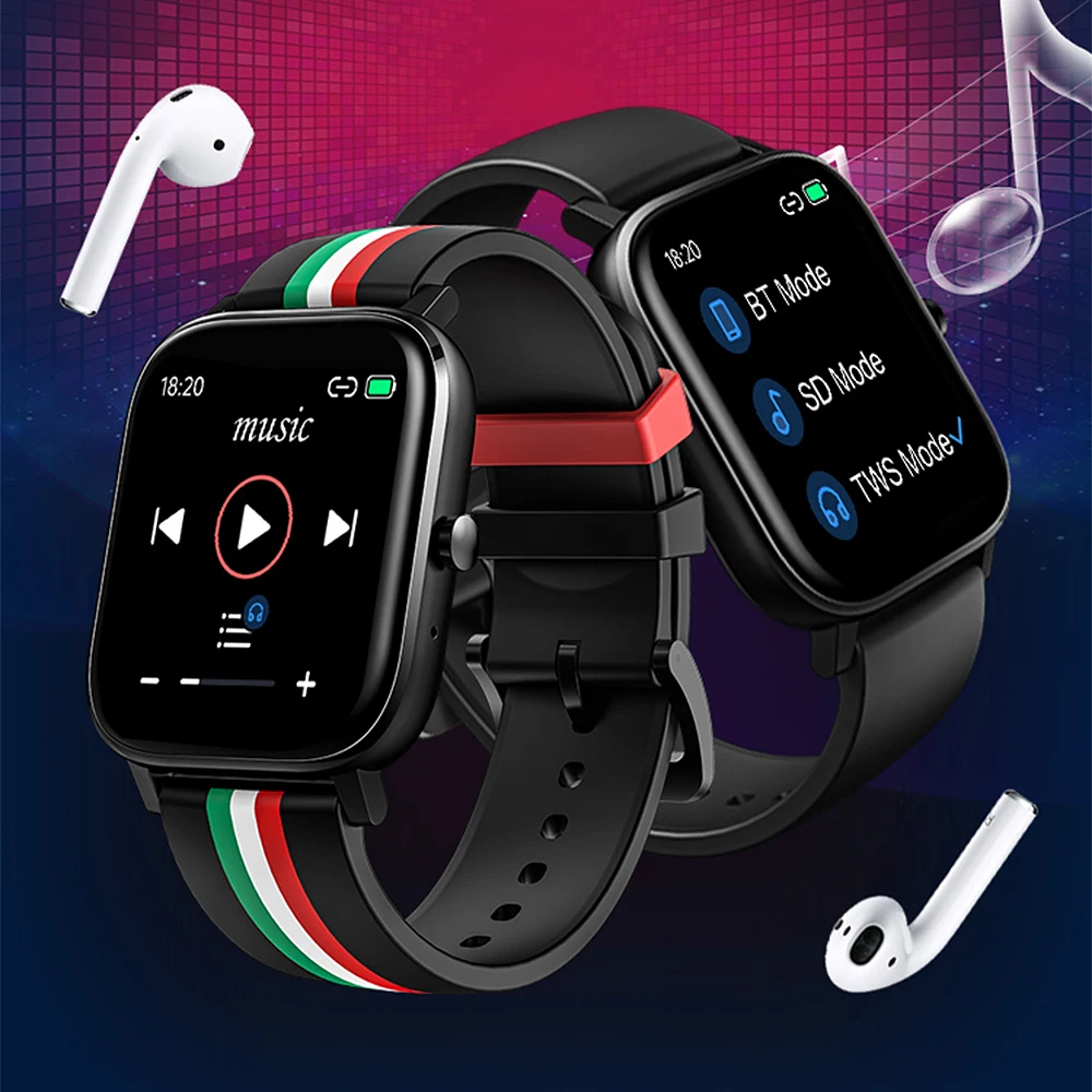 

COLMI P12 Bluetooth Answer Call Smart Watch Men Full Touch Dial Call Fitness Tracker IP67 Waterproof 4G ROM Smartwatch