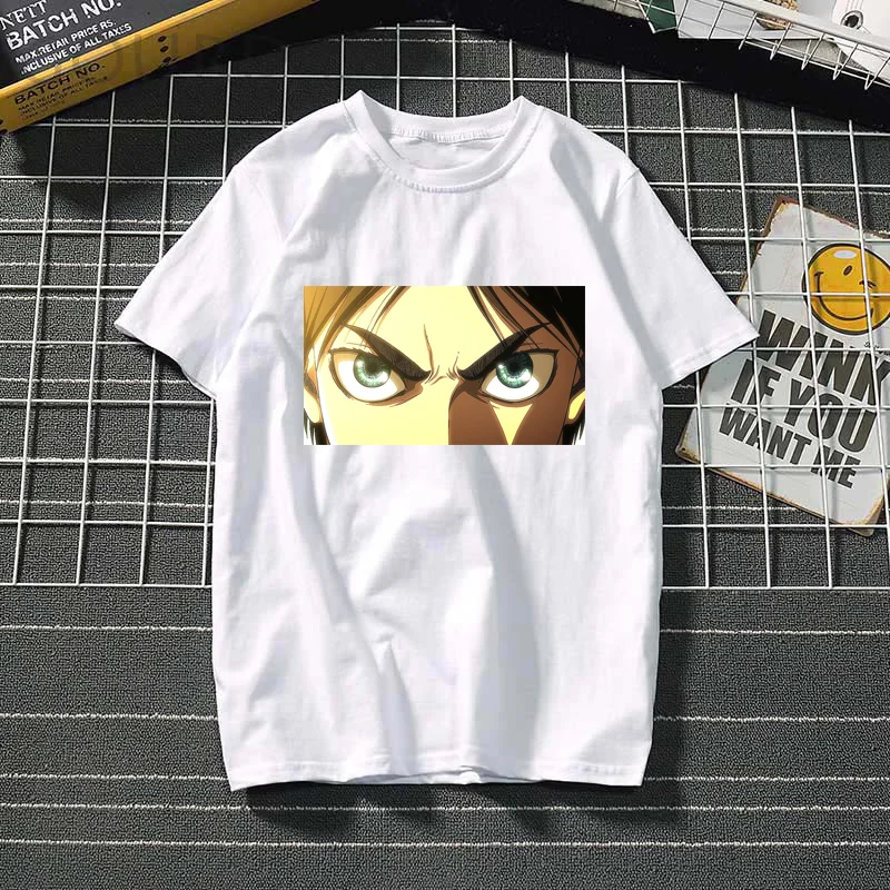 

Harajuku Japan Anime Attack on Titan T Shirt Women Men Tee Cosplay Costume Shingeki No Kyojin Short Sleeve Hip Hop T-Shirt Homme