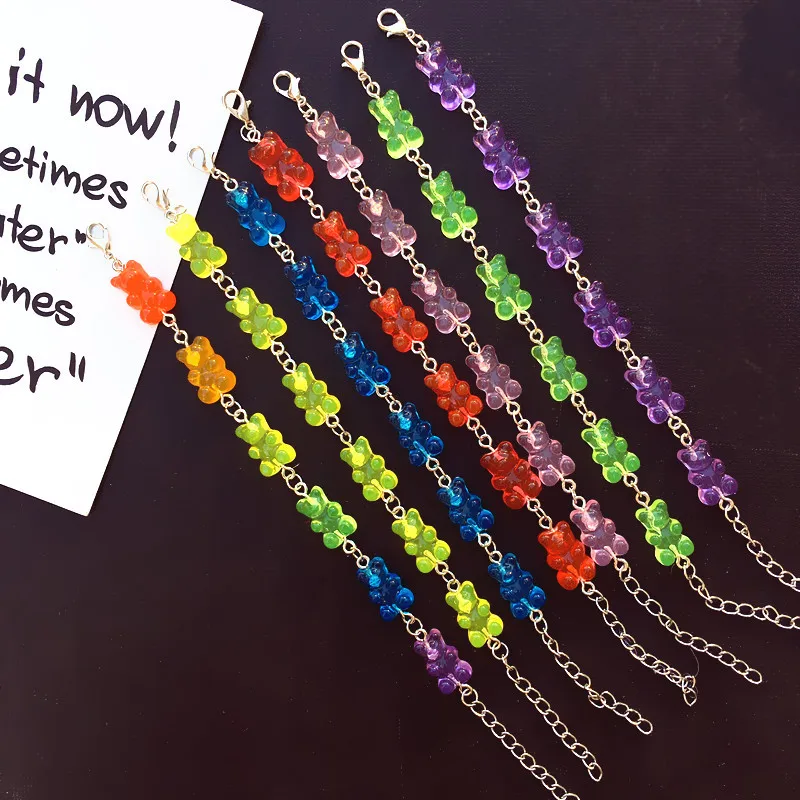 1 шт. милый мини браслет ручной работы яркий цвет Подвеска для женщин и мужчин