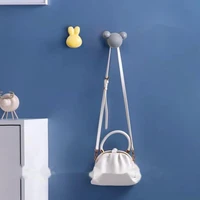cartoon cute light luxury wall hooks decorative hooks lovely ceramic cabinet door wardrobe drawer handle for children room