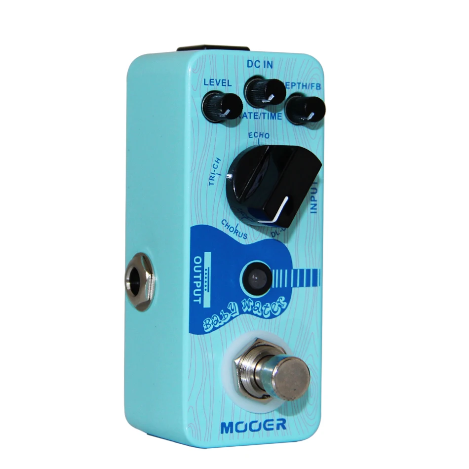 

MOOER Baby Water Acoustic Guitar Delay&Chorus Pedal choose five different effect types