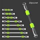 10 шт., портативные рыболовные крючки, 8 видов