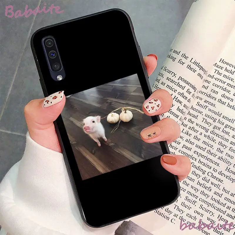 

Babaite Cute Little Pink Pet Pig Soft Phone Case Cover for samsung a30 A30S a51 a50 a71 A40 A21 A21S a11 a91 A70