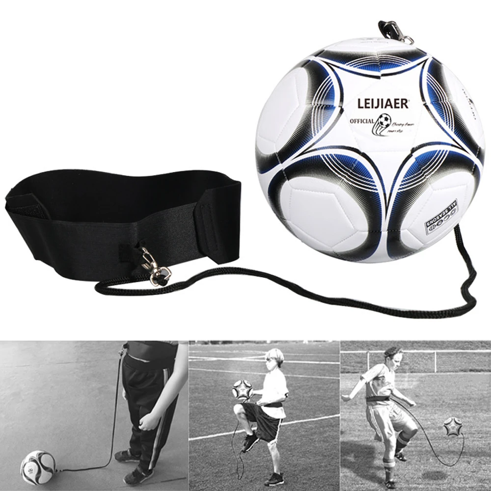 Топ качество футбольный кик Solo Тренажер Пояс с мячом Регулируемый качели