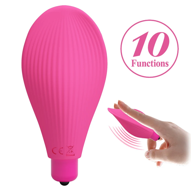 Силиконовый Пальчиковый Вибратор в форме ракушки для женщин секс игрушка