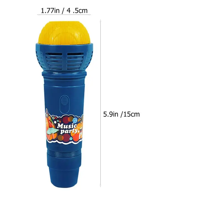 Microphonekids For Toddler Plastic Echo Prop Microphones Singing Voice Changer images - 6