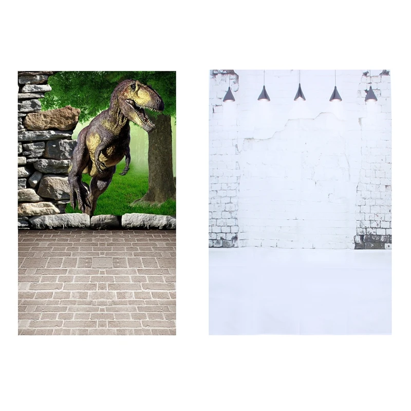 2 шт. 3D фото кирпичный фон настенный выветривающийся виниловый студийный