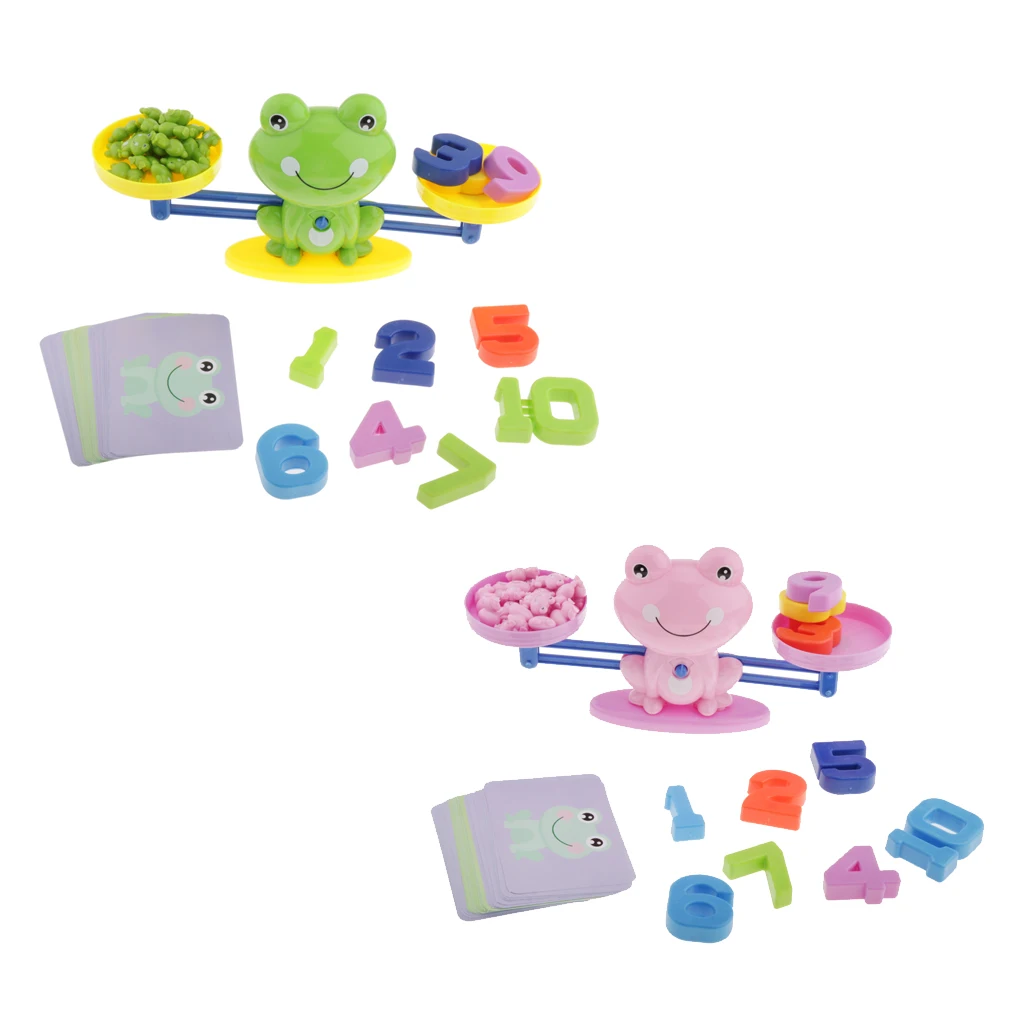 

Frog Numbers Preschool Toy Balance Mathematics Montessori Toy for Kids Toddlers