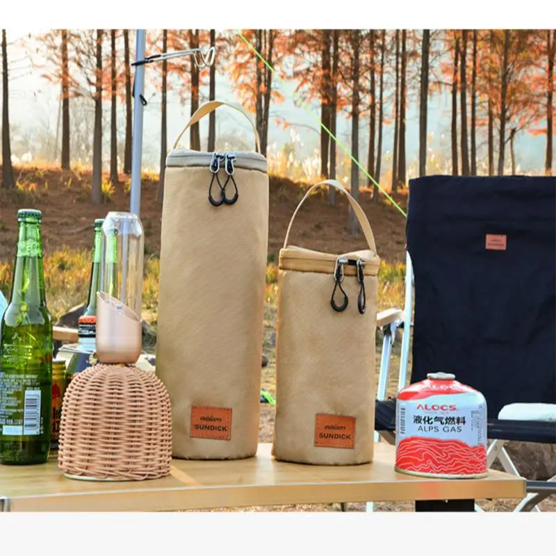 

Gas Tanks Storage Bag Oxford Cloth Outdoor Camp Hiking Fuel Protective Case Camping steam light horse lamp portable storage bag