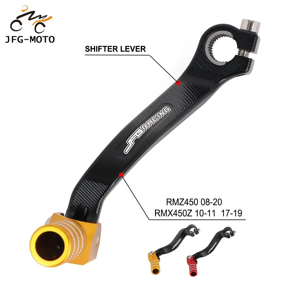 Алюминиевый рычаг переключения передач с ЧПУ для мотоцикла SUZUKI RMZ450 RMZ 450 2008 2020 RMX450Z