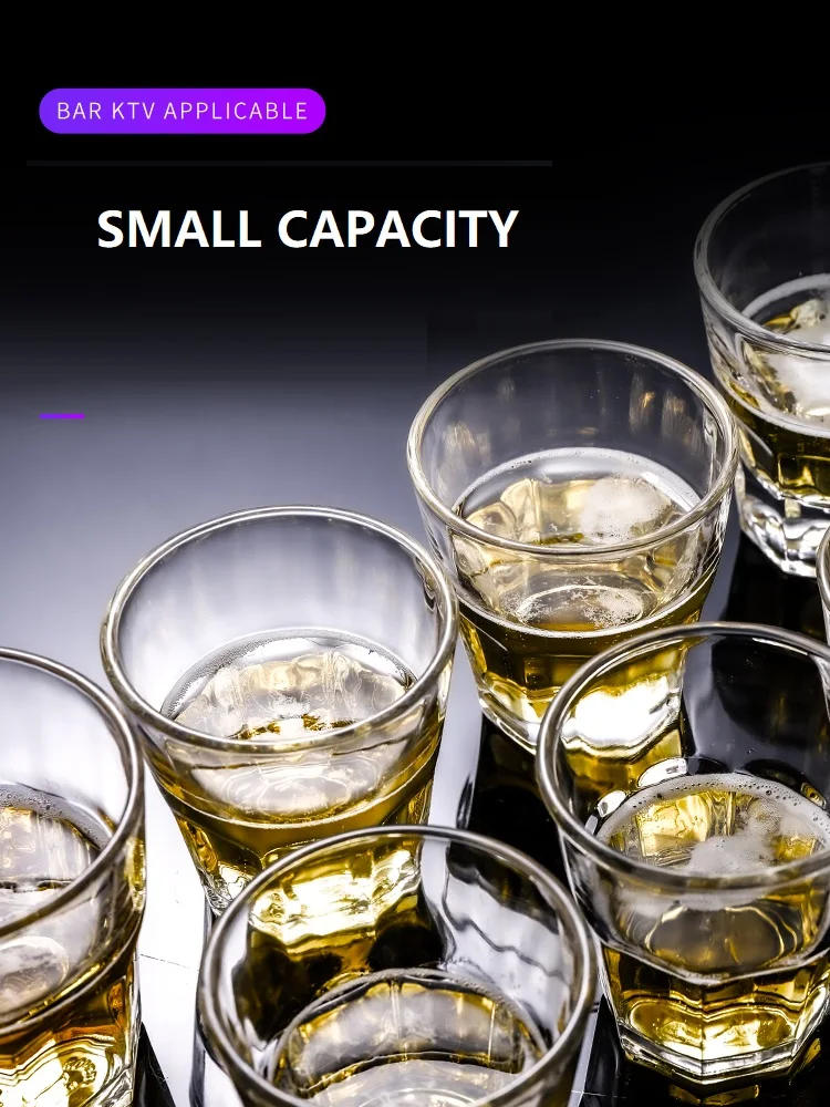 Бокал для вина утолщенное закаленное стекло чашка бар KTV прозрачная анти осенняя