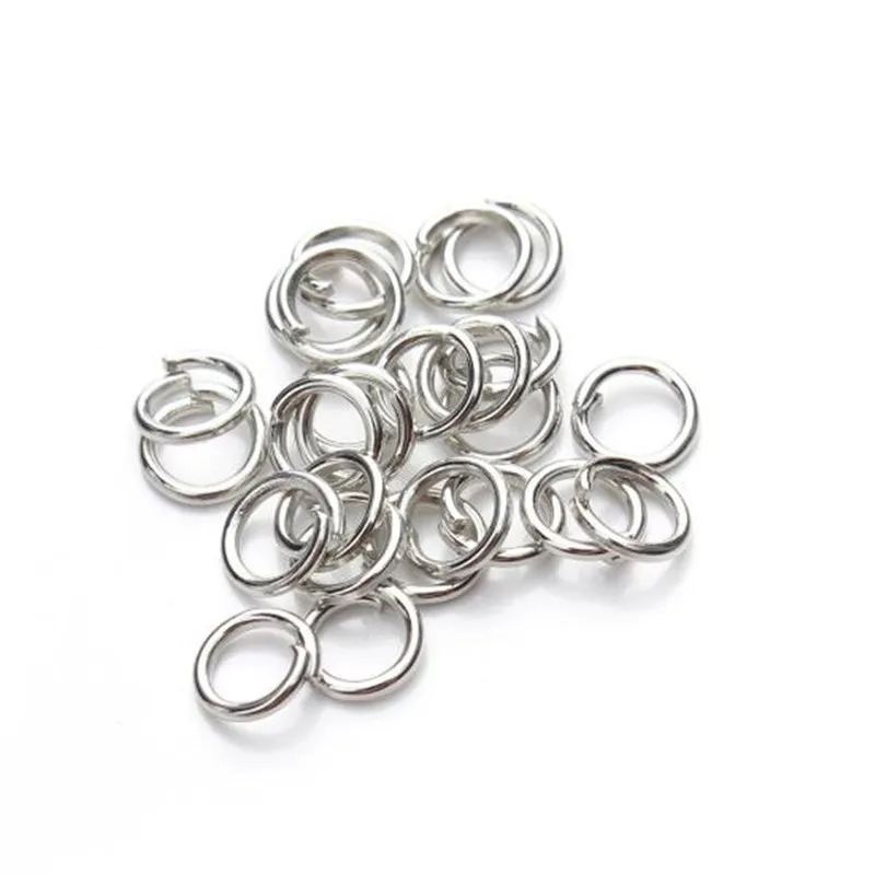 Открытые соединительные кольца серебристые/золотистые/Бронзовые/черные разъемы