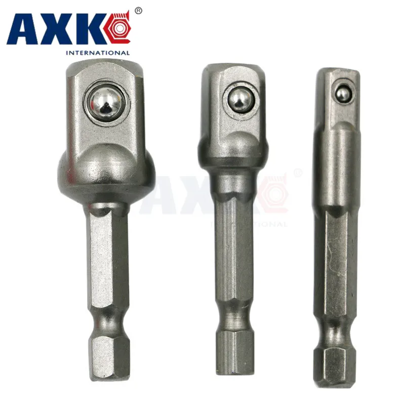 3 шт. шестигранный хвостовик гаечный ключ привод мощность сверла гнездо адаптер