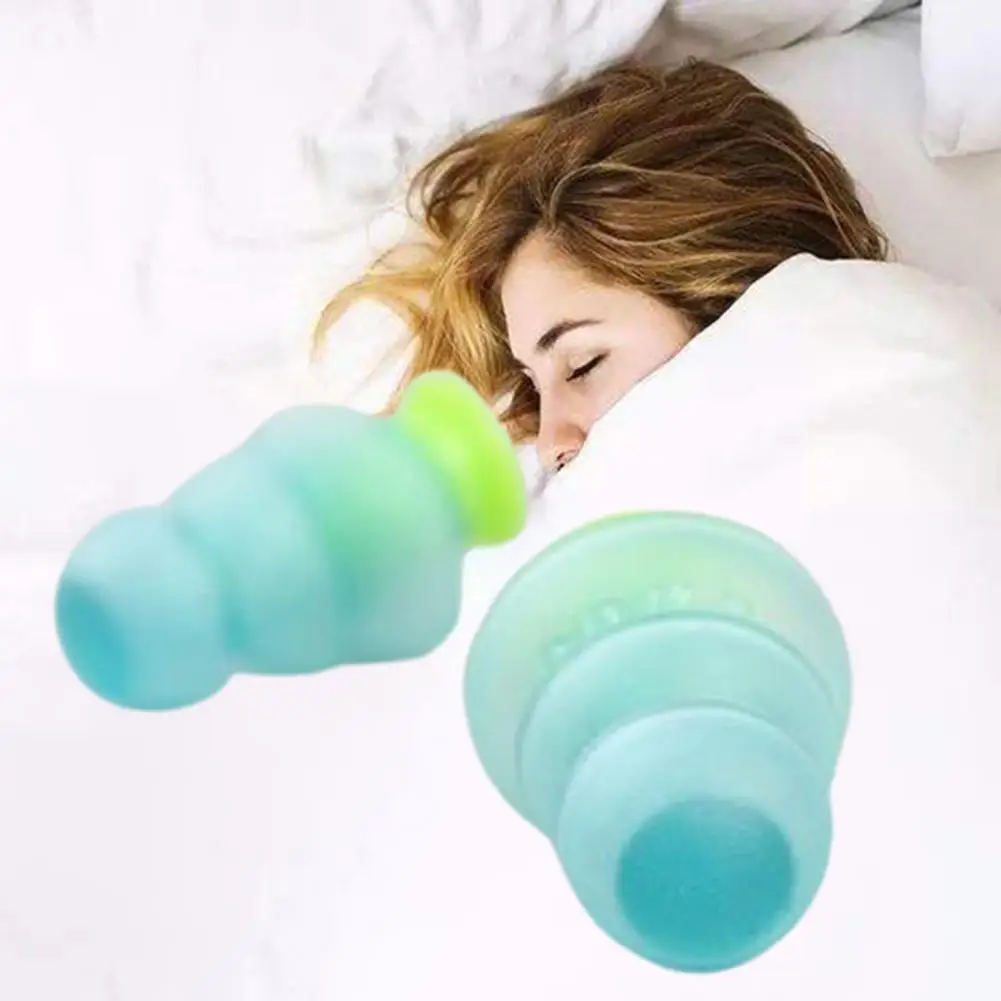 

Звукоизоляционные ушные вкладыши 1 пара, шумоподавляющие ушные вкладыши для сна, противоударные силиконовые высокоэффективные ушные вклад...