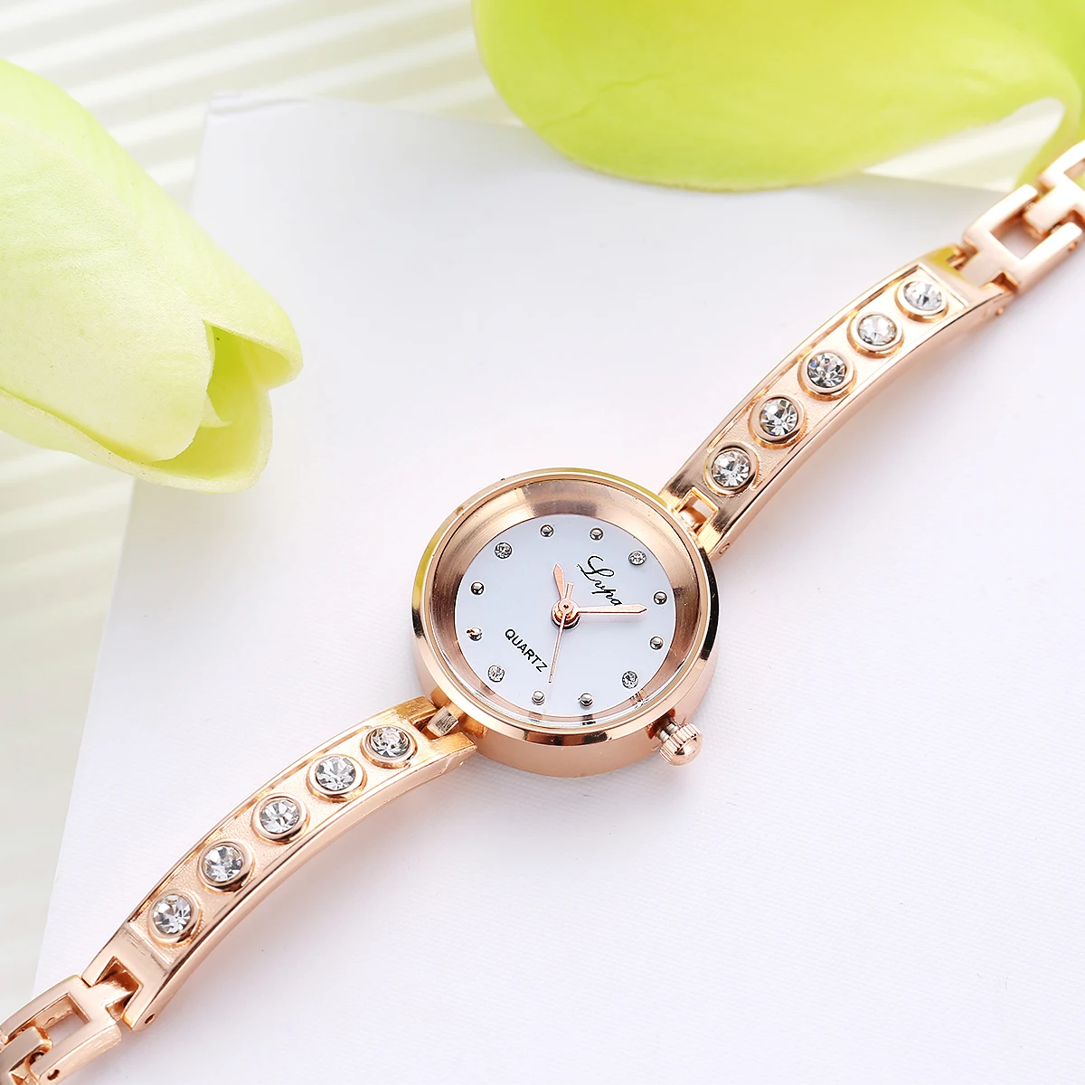 Элегантные женские часы из сплава Модные кварцевые наручные модные браслет Relogios