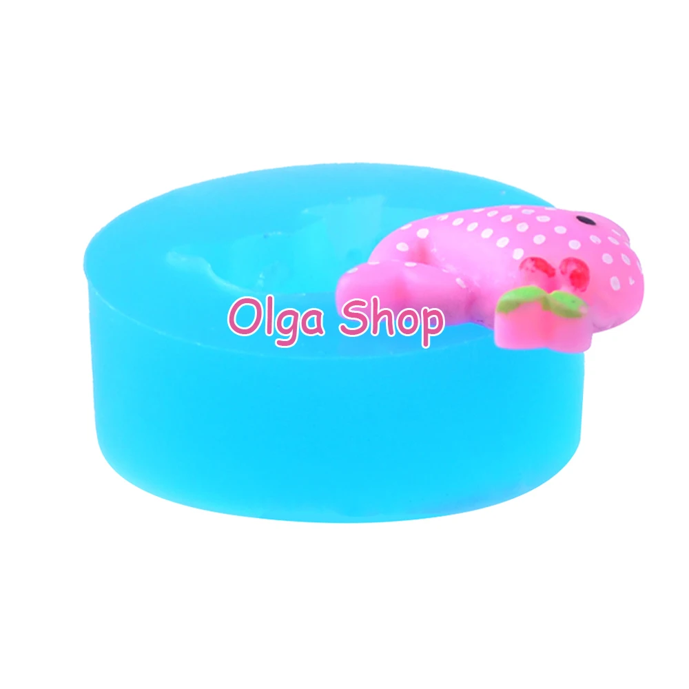 DYL083 17.1mm x 13.3mm Mini Dolphin Silicone Mold Miniaturesweets Making Fondant Cake Decoration Resin Clay Art Candy DIY | Дом и сад