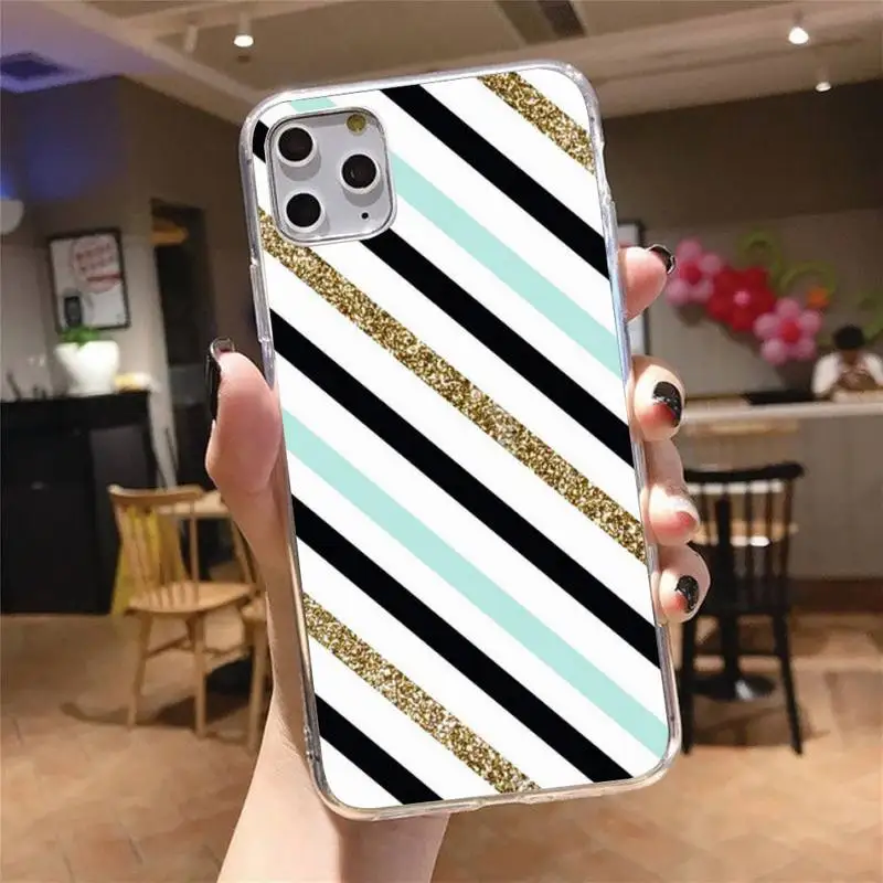 

Gold Rose Glitter Love Phone Case Transparent for iPhone 6 7 8 11 12 s mini pro X XS XR MAX Plus cover funda shell