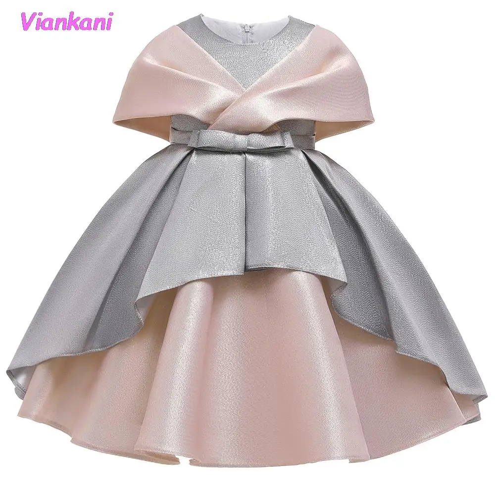 

Элегантное платье принцессы для девочек, вечернее платье с цветочным принтом для дня рождения, бальное платье для девочек, свадебное платье...