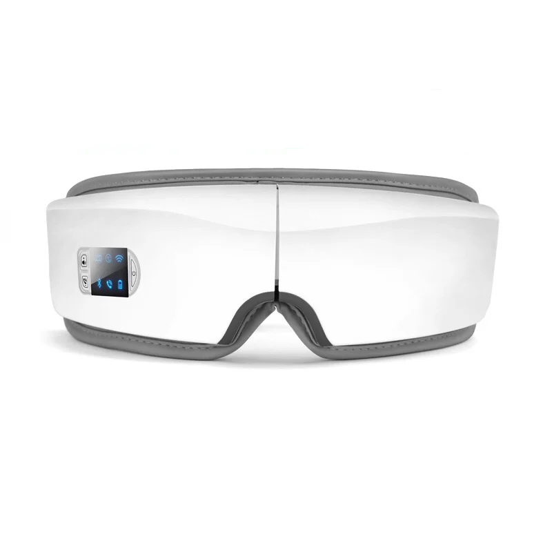 4D умная подушка безопасности Вибрационный массажер для глаз инструмент для ухода за глазами горячий компресс Bluetooth массажные очки для усталости глаз