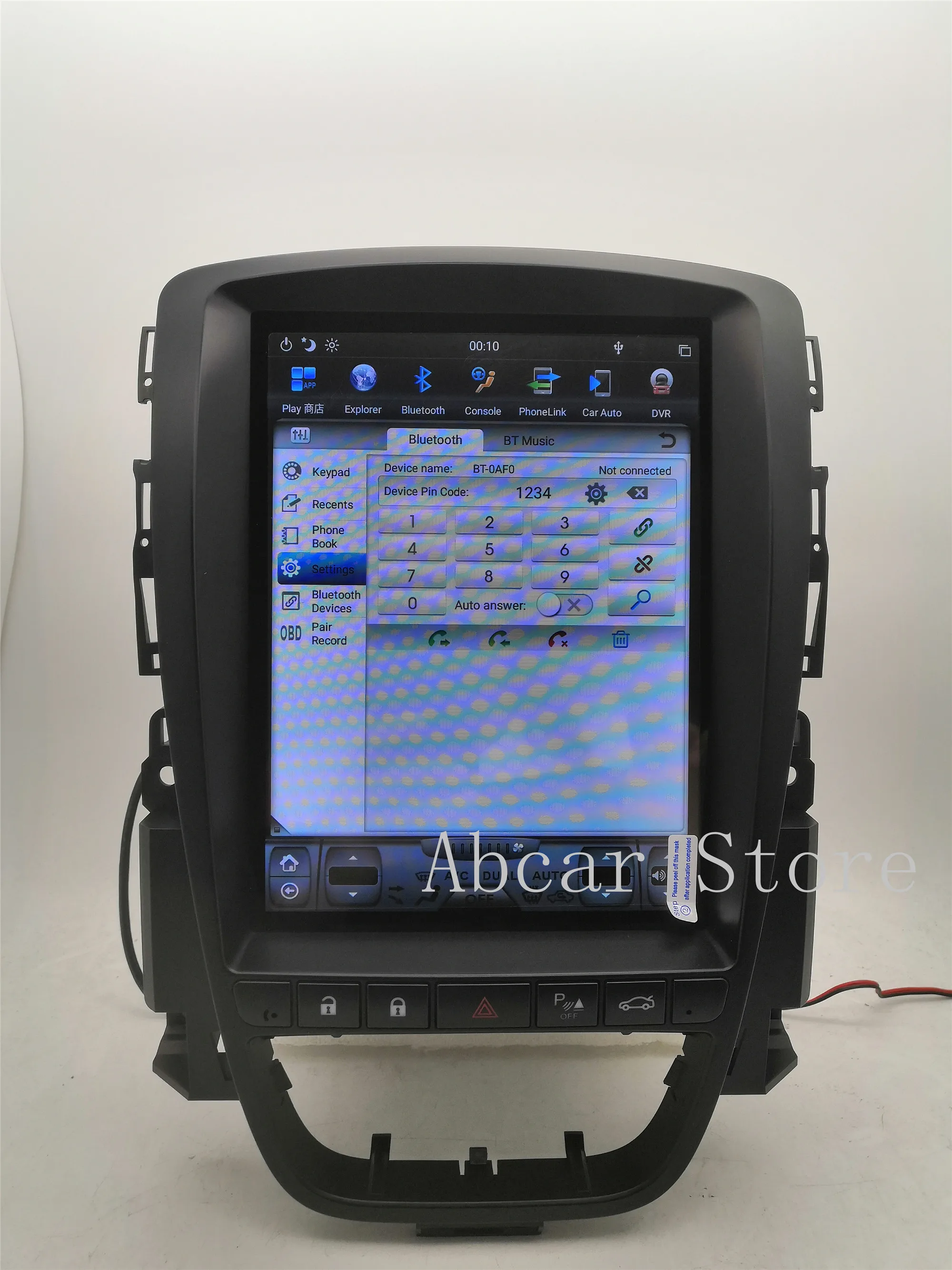 10 4 ''Tesla style Android 9 0 автомобильный dvd плеер GPS навигация для OPEL Vauxhall Holden Astra J 2010 2013