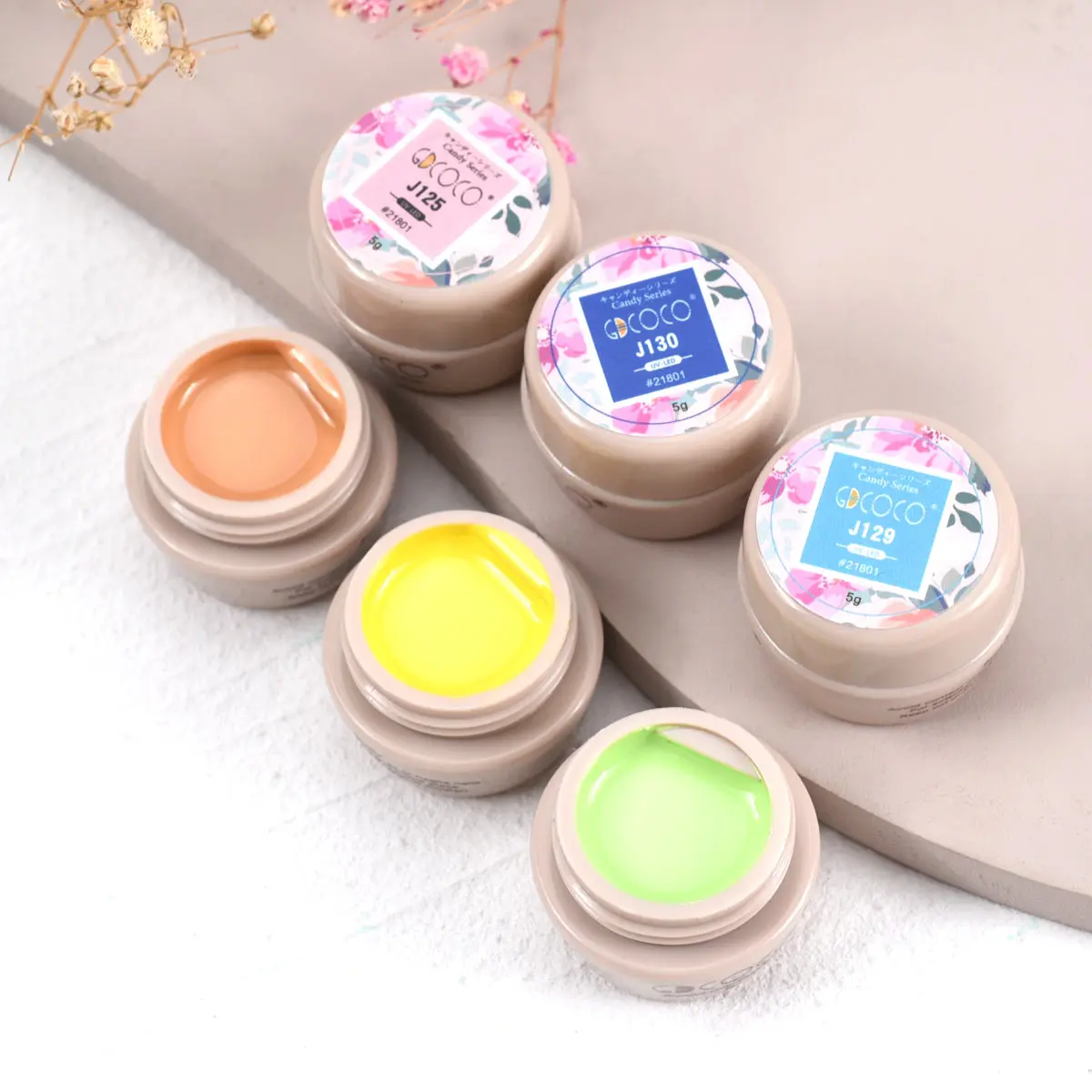 Гелиевый гель GDCOCO 5 мл для рисования Гель ногтей 132 Цвета Чистый Цвет гель-паук