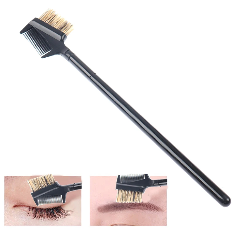 

1Pcs Eyelash Brush Eyebrow Comb Double-Sided Dual Purpose Makeup Brush Eyelash Comb Cosmetic Beauty Tool