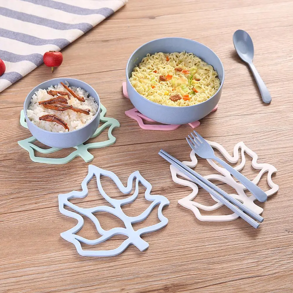 

1pc Maple Leaf Blossom Heat Insulation Pad Dining Table Mat Anti-skid Non-slip Tea Milk Mug Coffee Cup Coaster Pot/Bowl Pads new