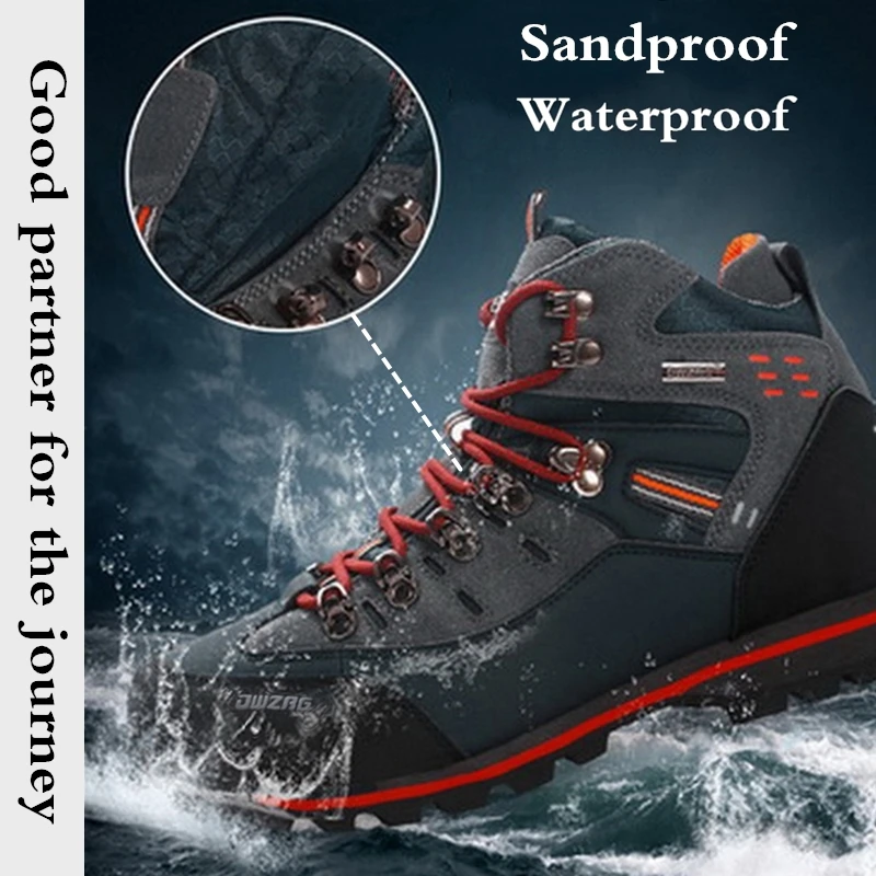 Новое поступление Классические Стильные мужские треккинговые ботинки мужская