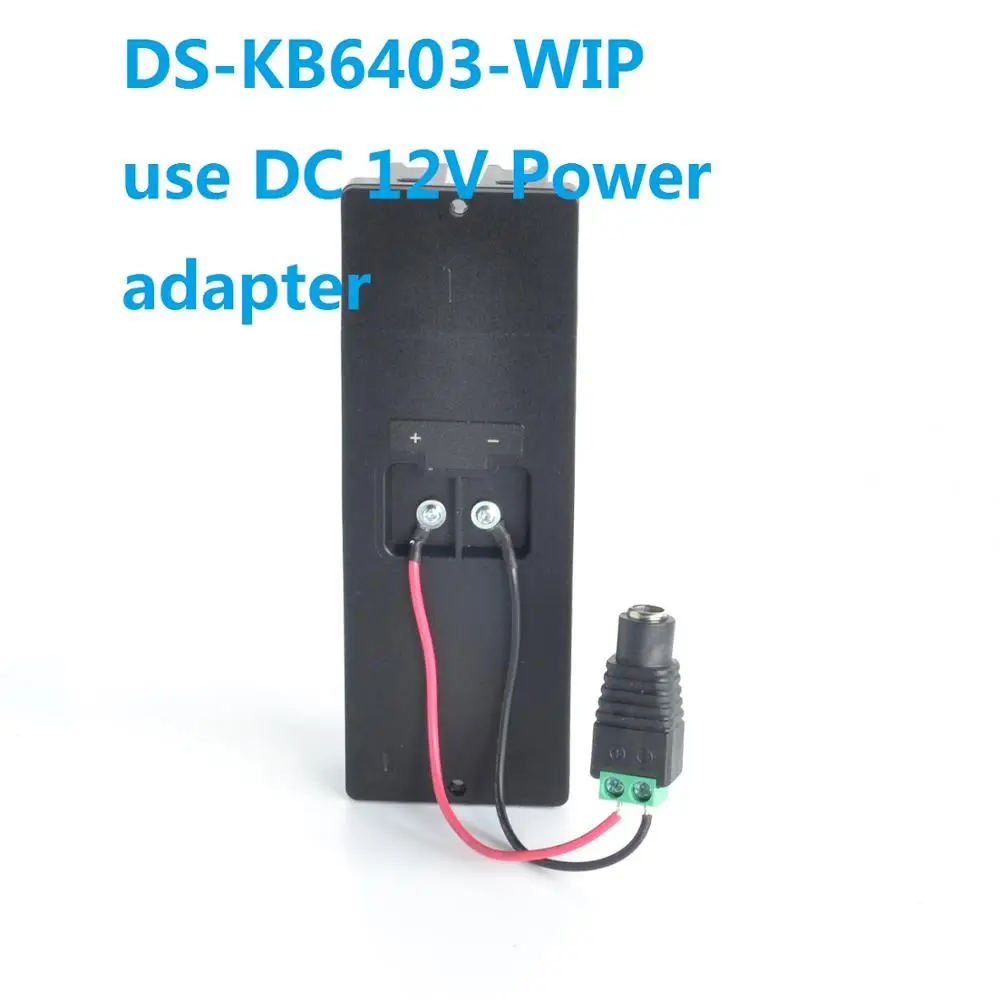 with logo DS-KB6403 HIK DS-KB6403-WIP DS-KB6003-WIP Wi-Fi видео дверной звонок Домофон ip-домофон IP дверной Звонок - Цвет: with logo DS-KB6403