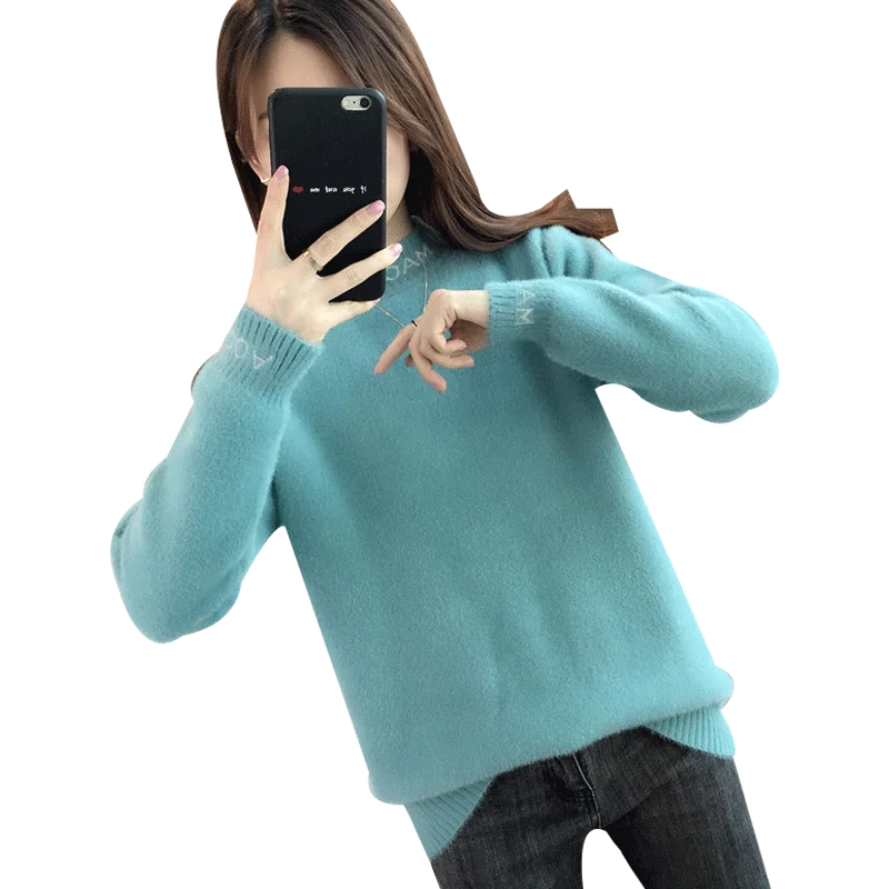 

Winter women's new women's sweater women's loose outer wear thick bottoming shirt women's autumn and winter