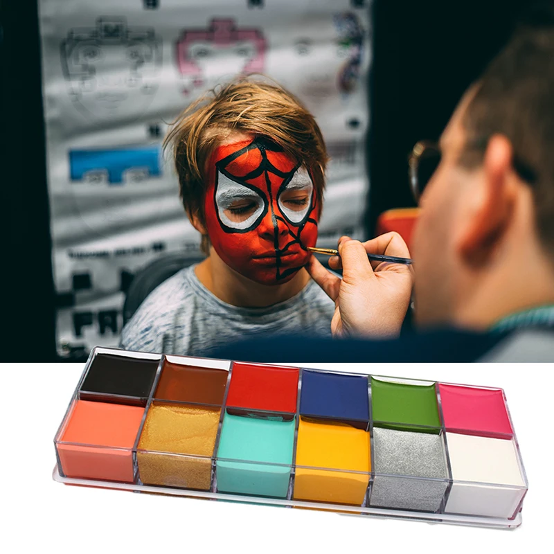 Праздничная краска для лица пигмент Нетоксичная тела на водной основе масляная