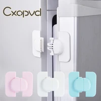 5pcs home refrigerator fridge freezer door lock latch catch toddler kids child baby safety lock easy to install and use