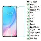 Защитное стекло для Cubot Quest Lite, Конг Кинг 3, CS Mini, P40, P30, X20, X30, C30, закаленное, для Cubot Note 7, 20 Pro