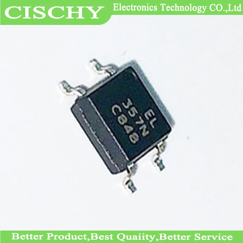 10 шт./лот EL357N-C EL357 SMD оптрон лапками углублением SOP-4