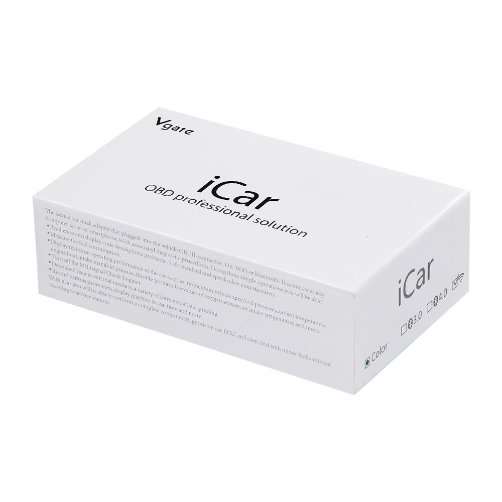 Автомобильный диагностический сканер Vgate iCar2 ELM327 obd2 iCar Pro elm 327 V2.1 obd 2 Wi-Fi icar