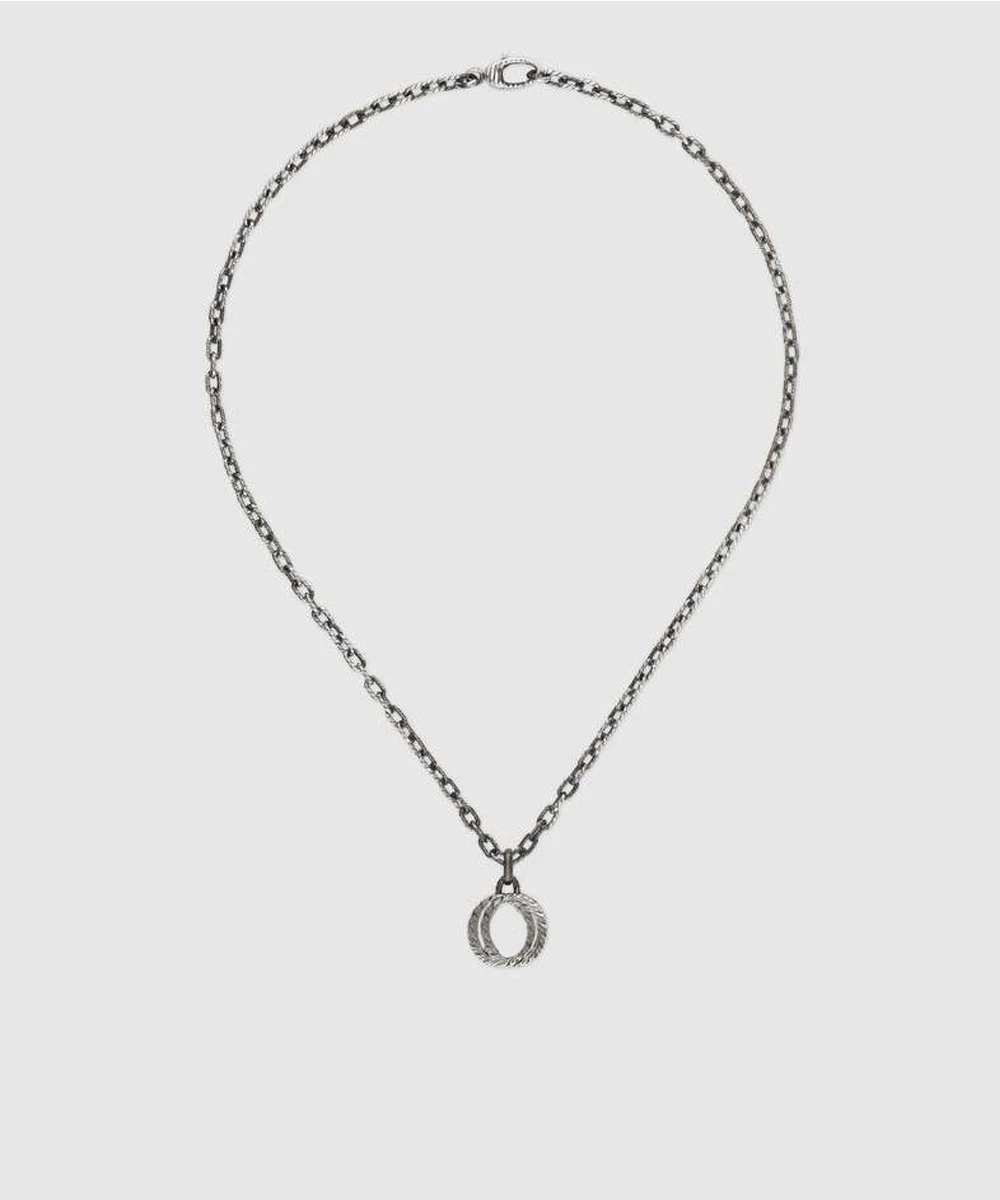 

Новейшее классическое парное ожерелье из стерлингового серебра s925. Тренд. Роскошный бренд. Праздничный подарок. Подарок на годовщину