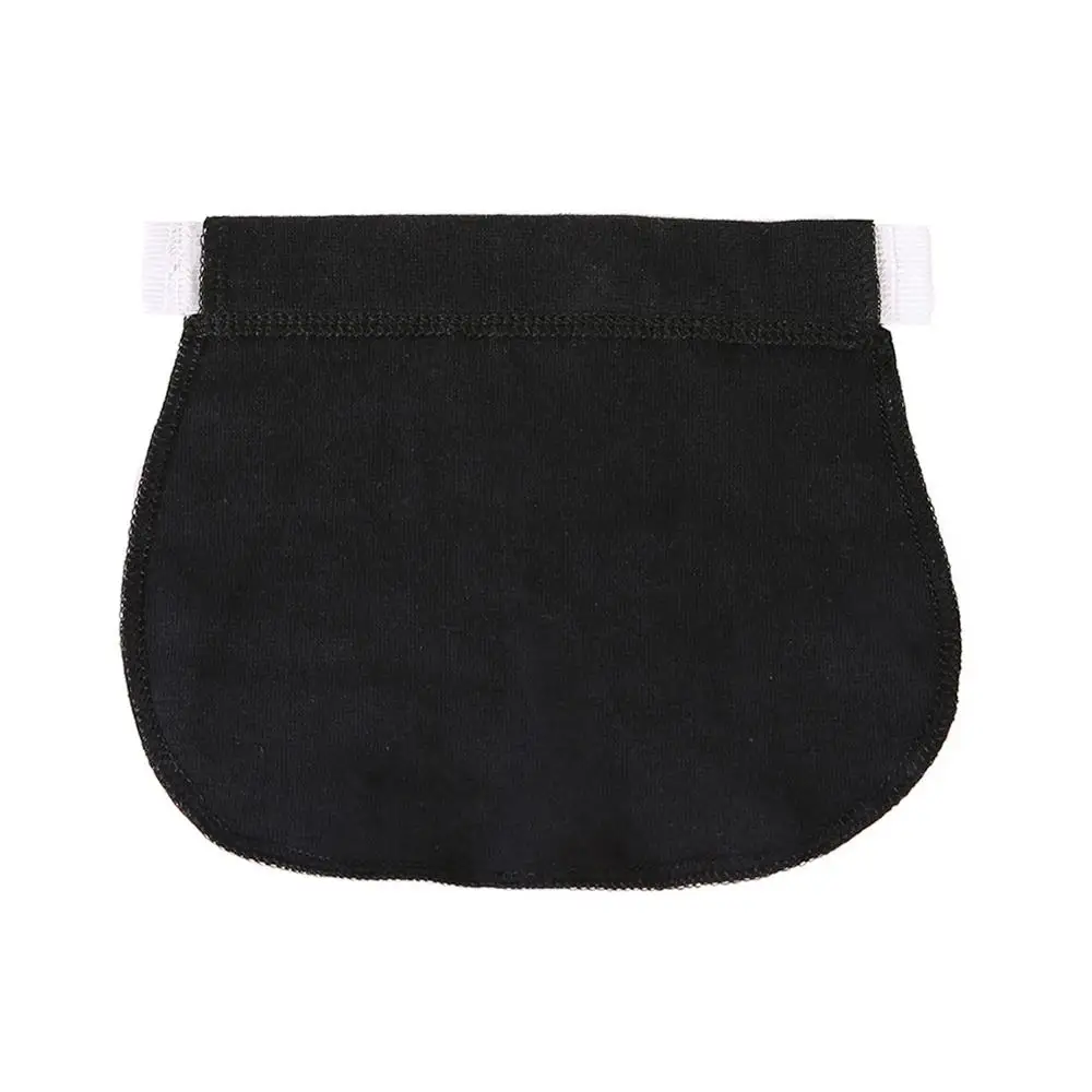 Cotton-Black Пояс для беременных; брюки для беременных; мягкие джинсы с эластичной резинкой на талии; регулируемый пояс - Цвет: Cotton-Black