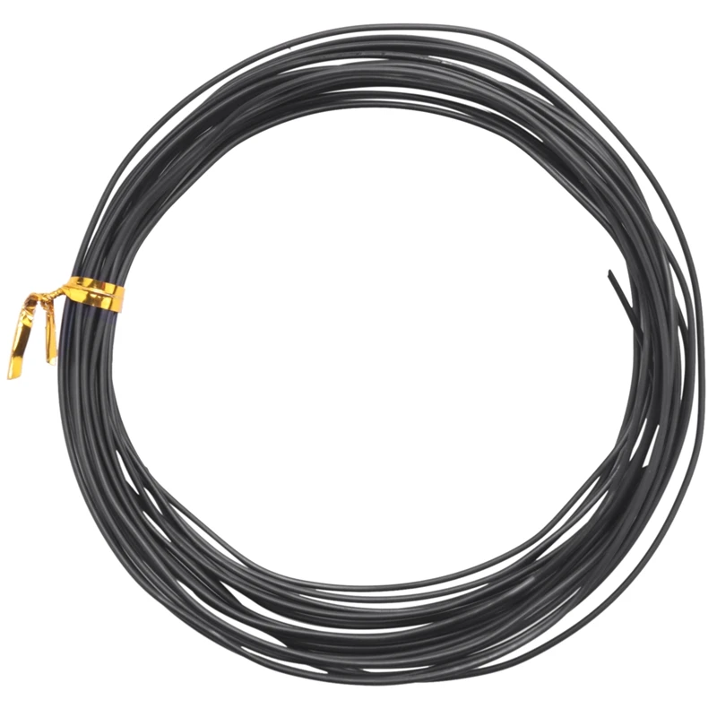 

10 Rolls Bonsai Wires Anodized Aluminum Bonsai Training Wire in 5 Sizes - 1.0 mm, 1.5 mm, 2.0 mm, 2.5 mm, 3.0 mm Black
