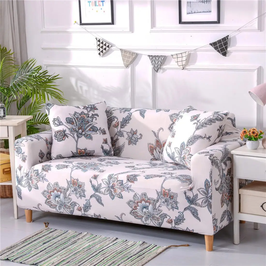 52 Чехлы для диванов все включено противоскользящие чехлы полное покрытие