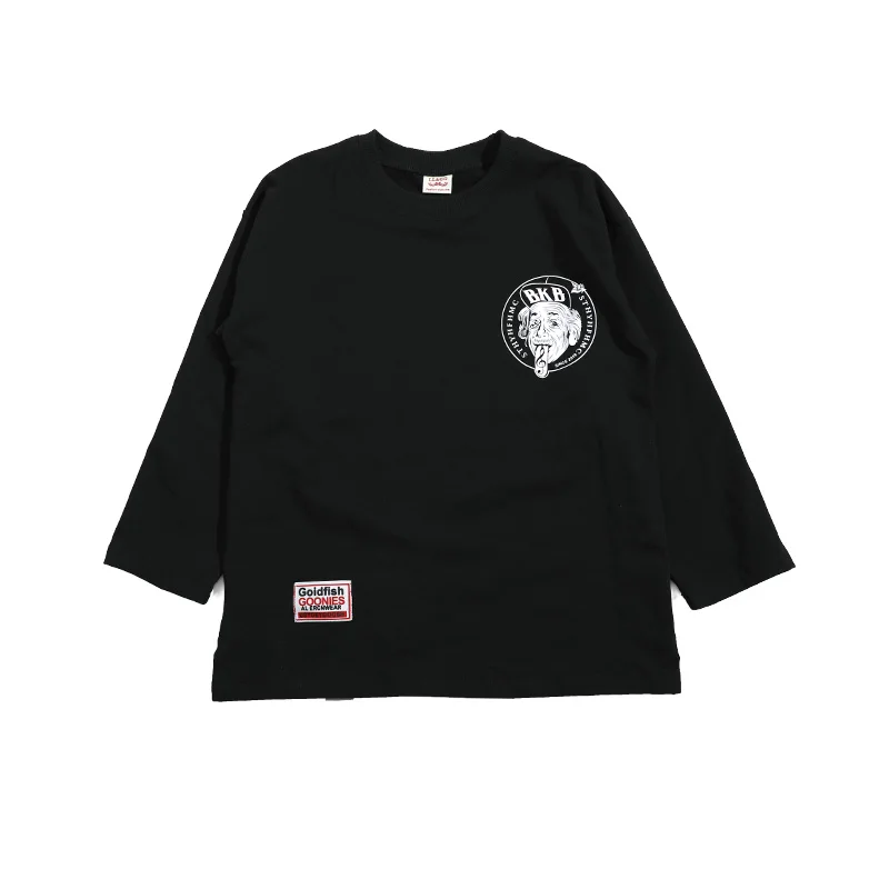 Long Tops Детский костюм в стиле хип-хоп костюм в стиле джаз для девочек уличная одежда с длинными рукавами для мальчиков Детский Школьный костюм для сцены BI038 - Цвет: Long Tops