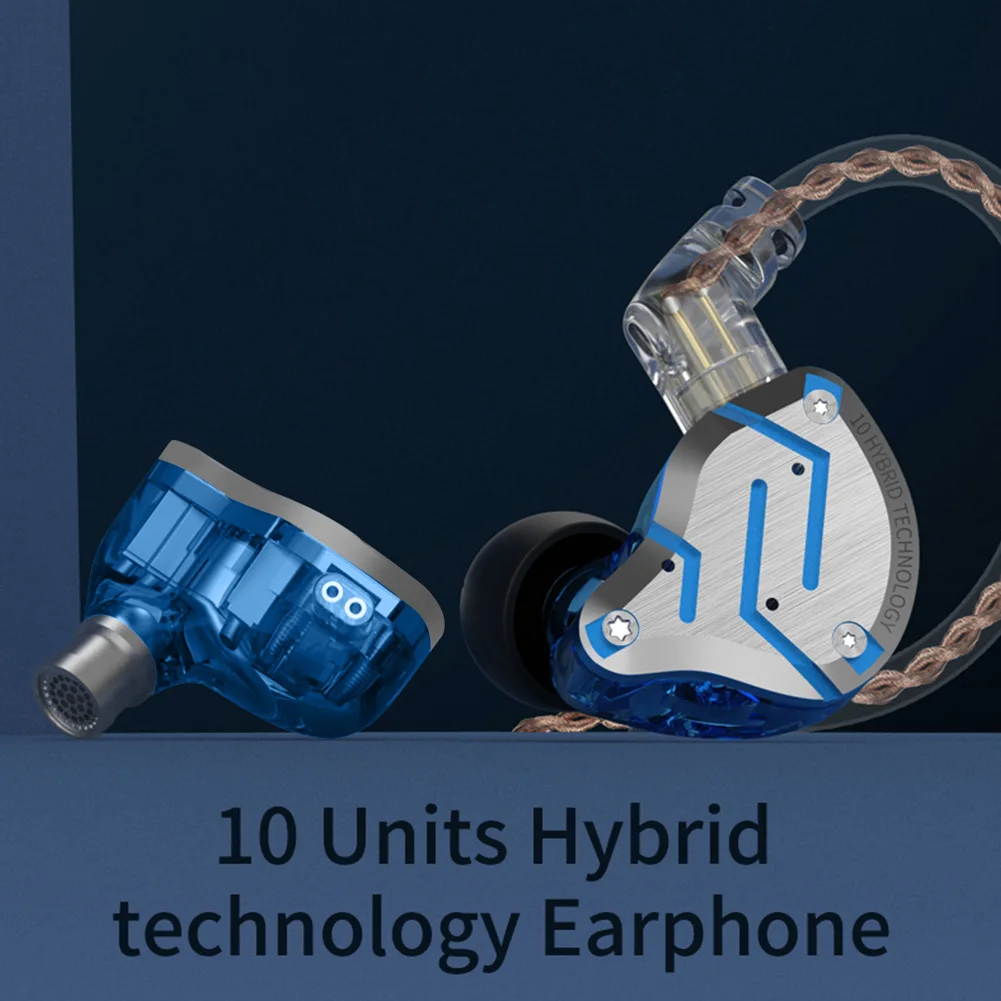 

Kz Zs10 Pro Earphone 3.5mm Wired Hifi Earbuds Noise Reduction Music Headset Noise-Cancelling Call In-Ear Music Headset