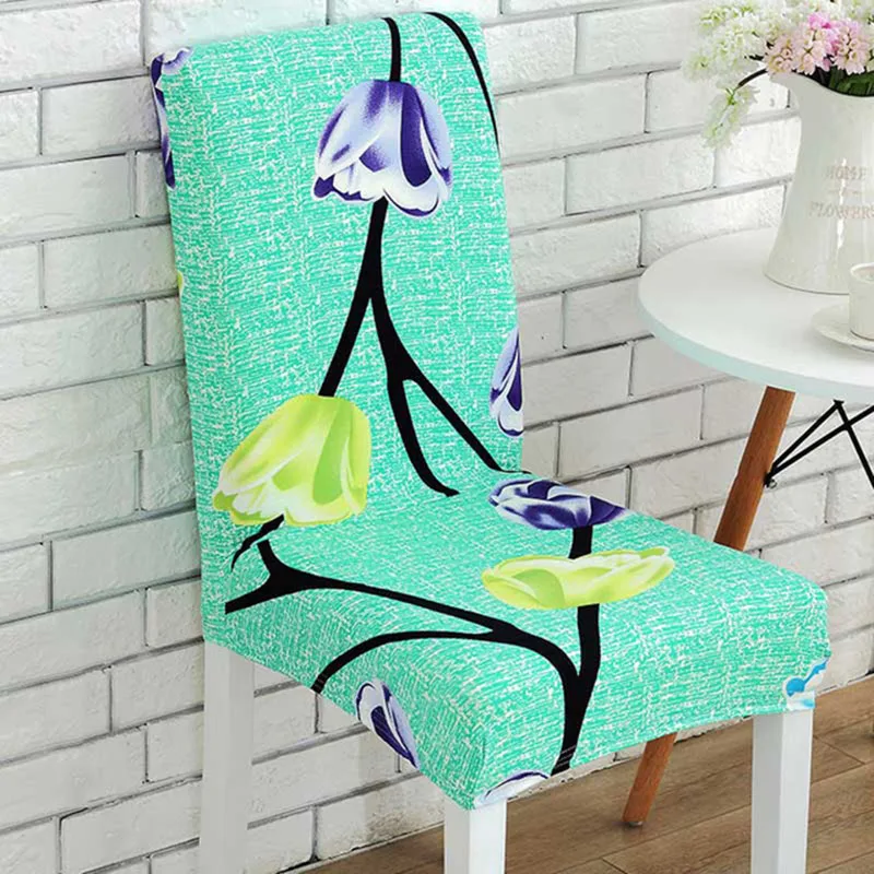 Эластичный Винтаж бабочка с красивым цветочным рисунком чехлы на стулья защитой