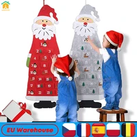 diy felt christmas tree children puzzle diy christmas tree xmas decoration for home snowman pendant gifts ornament number games