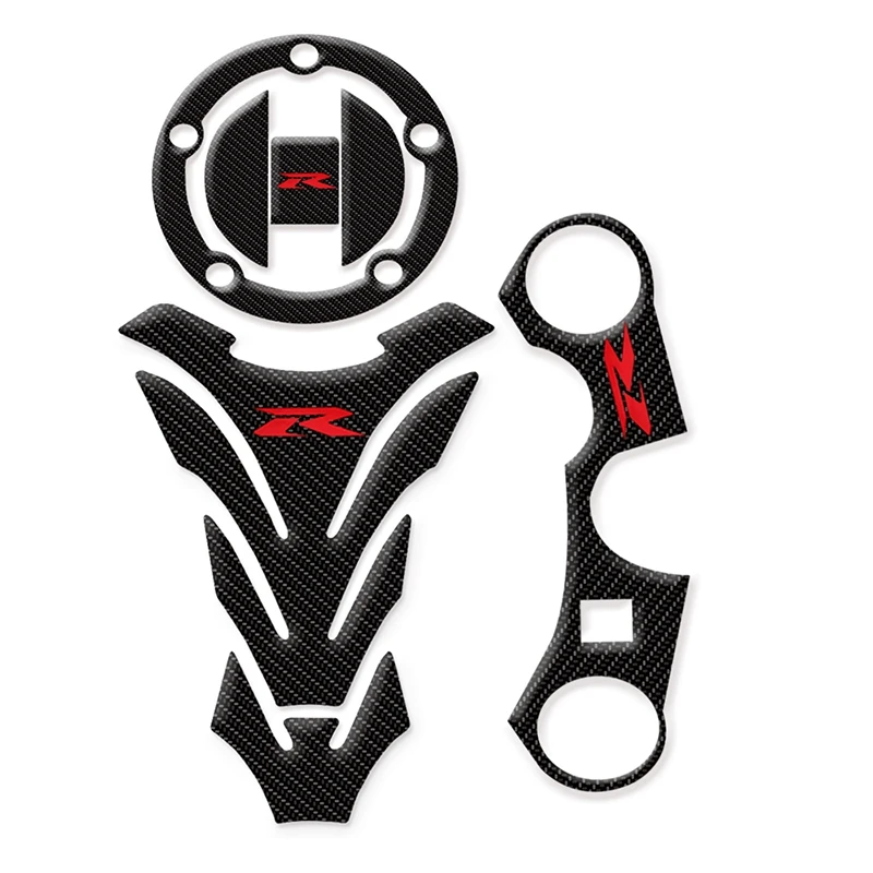 

УГЛЕРОДНЫЙ наклейка на крышку топливного бака тормозные колодки для Suzuki GSXR