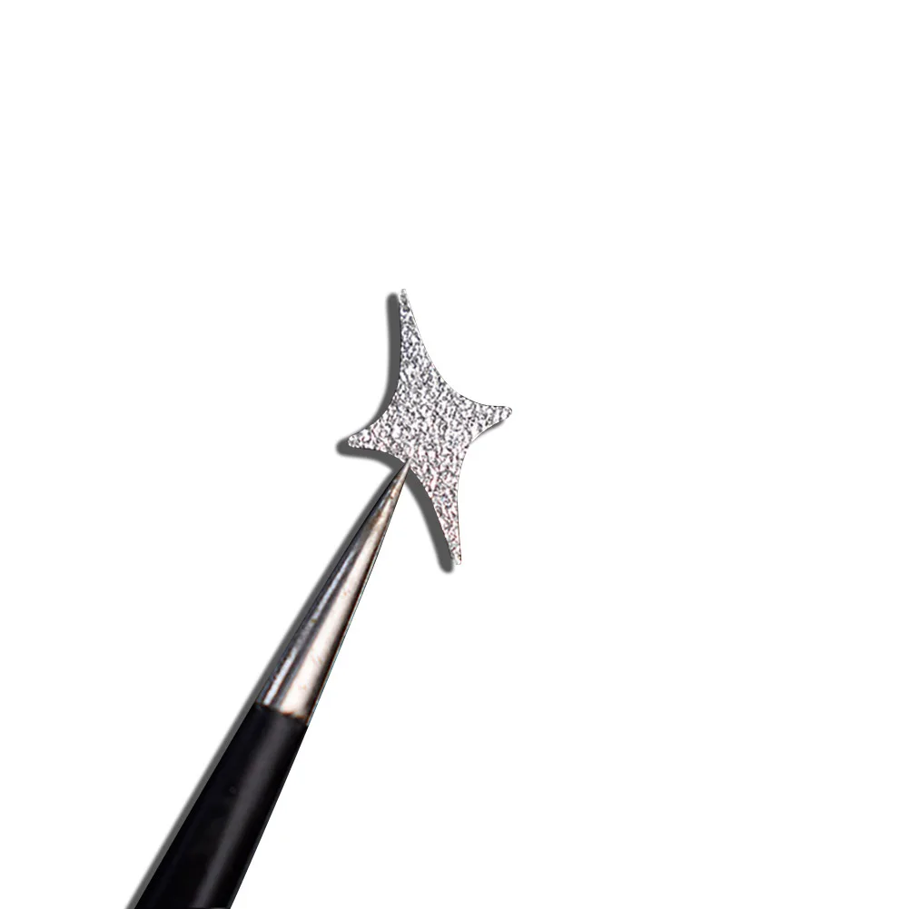 Серебряные блестящие Звездные наклейки танцевальный медведь бабочка огонь